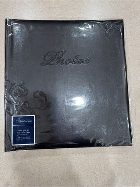 NWT croft & barrow Black Photo Album